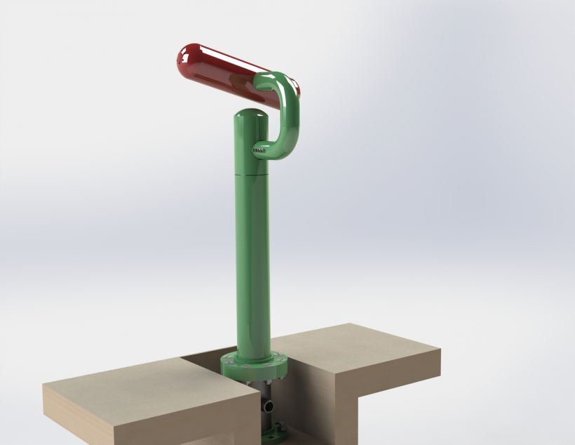 ESQUEMA INSTALACIÓN CAÑON DE AGUA GOINN