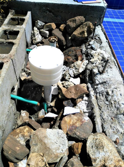 INSTALACION VULKANO LIGHTED PISCINA GOINN 27W