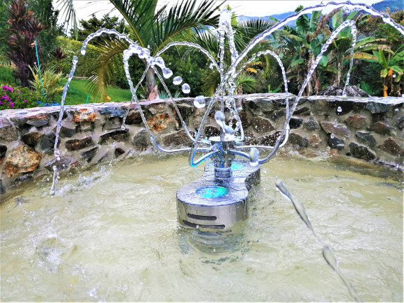 EFECTO BOQUILLA PARA FUENTE DE AGUA GIRATORIA CON JET CENTAL GBQ-24