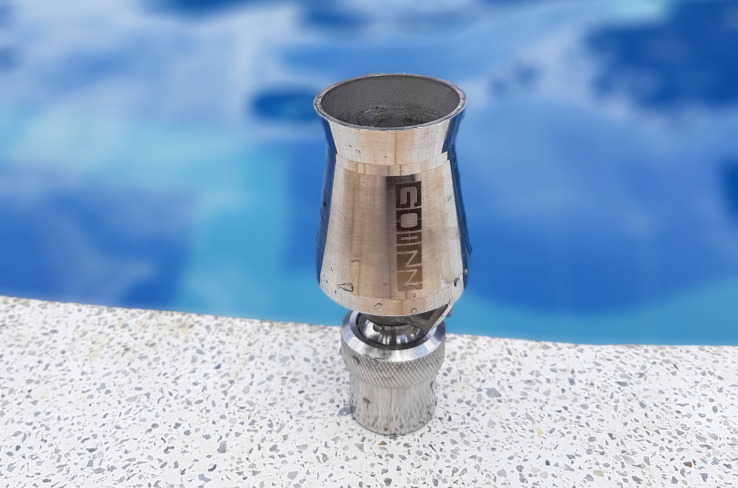 GBQ-19 BOQUILLA PARA FUENTE DE AGUA TIPO CASCADA  GOINN INOX 