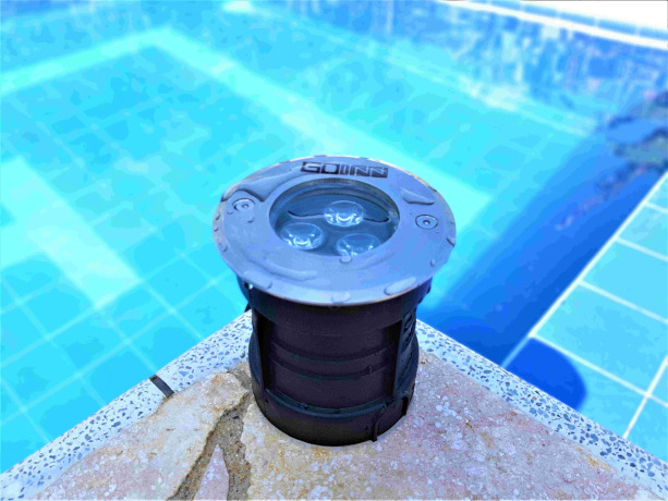 LUMINARIA TIPO REFLECTOR  REDONDA 3W ORNAMENTAL GOINN 3