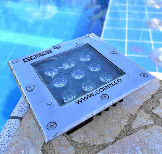 LUMINARIA TIPO REFLECTOR CUADRADO 9W EMPOTRABLE GOINN 2